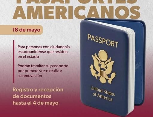 Feria de pasaportes americanos en Tlalpujahua, Mich.